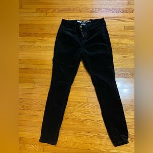 High rise corduroy skinny jeans